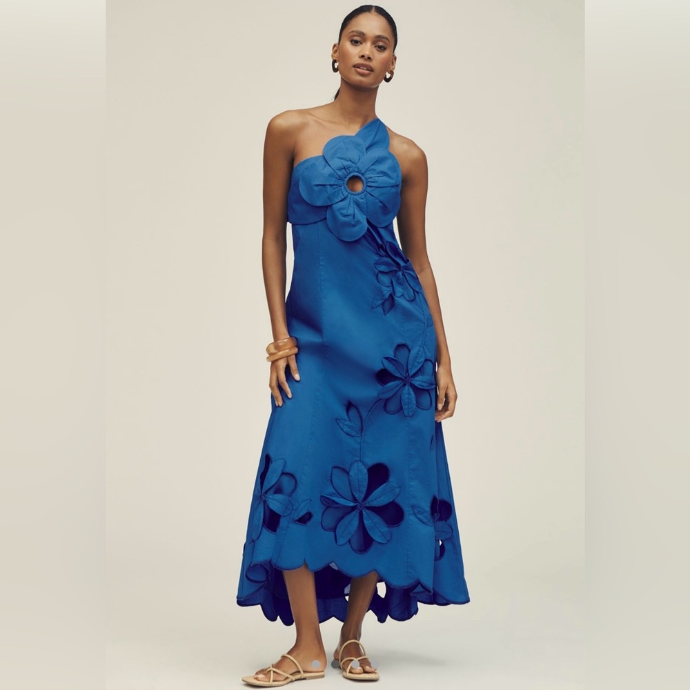 Anthropologie One-Shoulder Dress -Size S